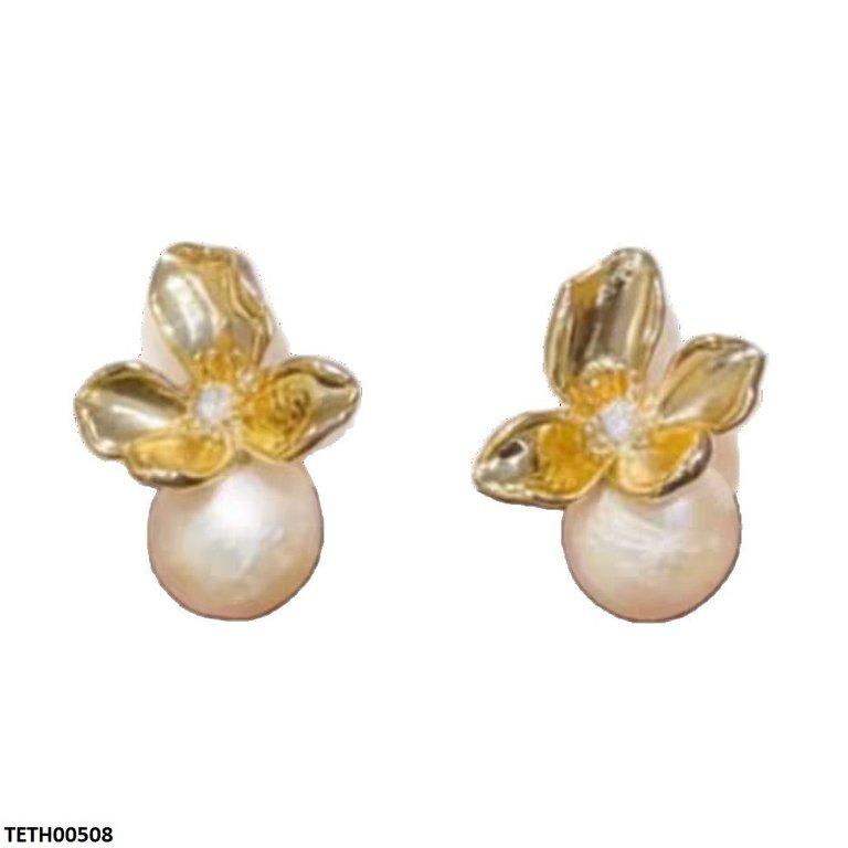 TETH00508 SYB Flower Pearl Tops Pair - TETH