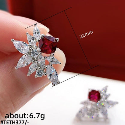 TETH377 CSH Flower Stud Tops Pair