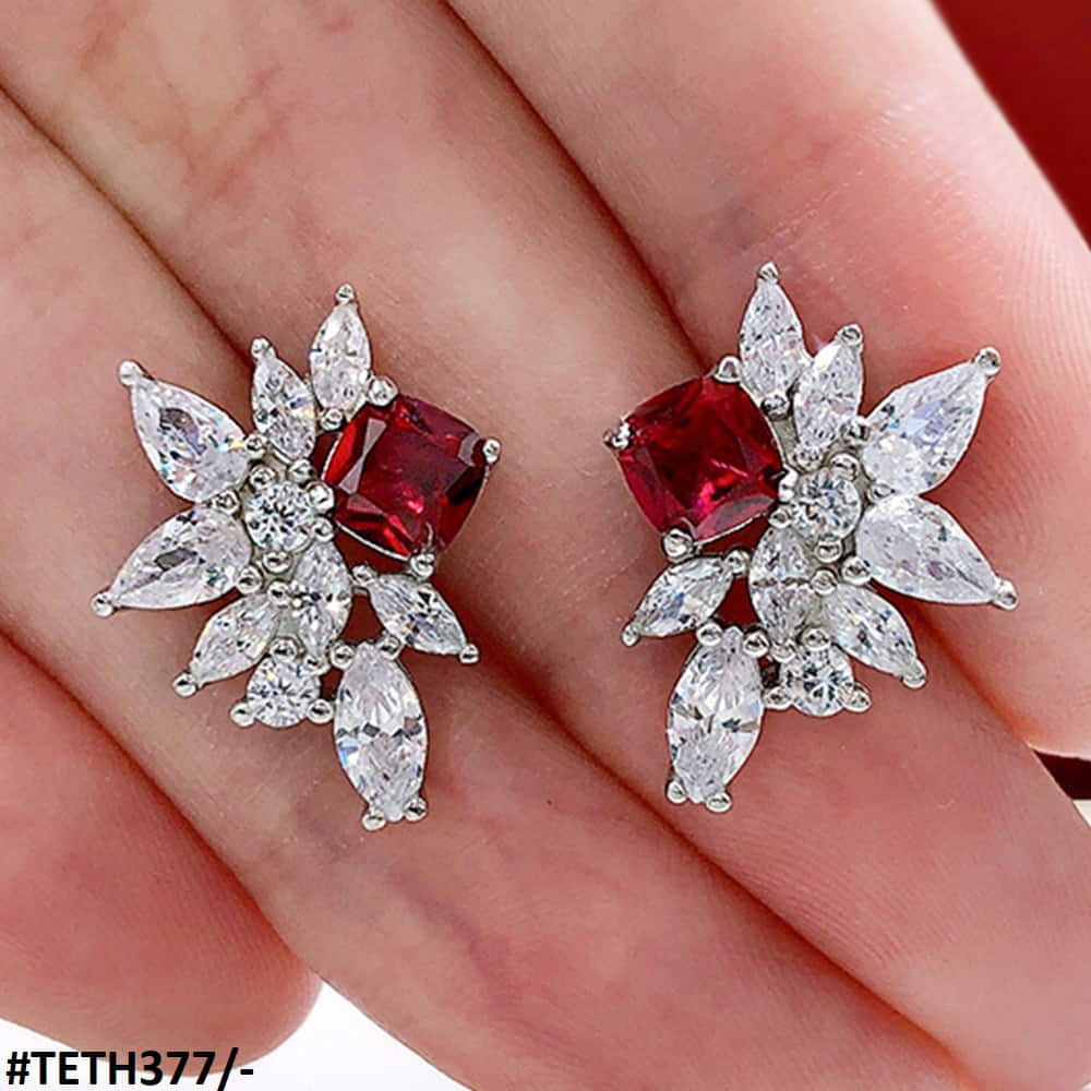 TETH377 CSH Flower Stud Tops Pair