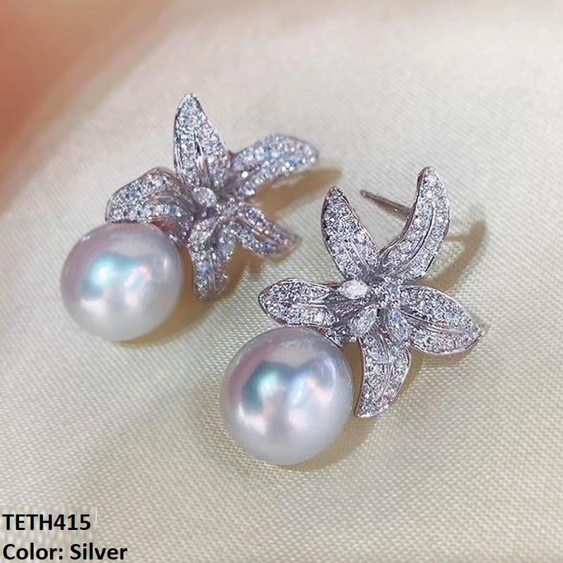 TETH415 DNG Flower Pearl Tops