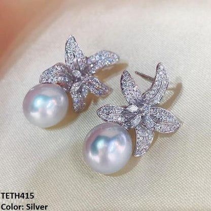TETH415 DNG Flower Pearl Tops
