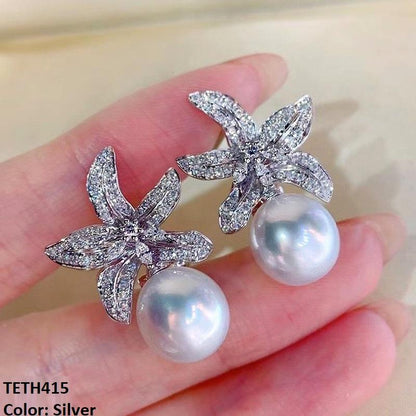 TETH415 DNG Flower Pearl Tops
