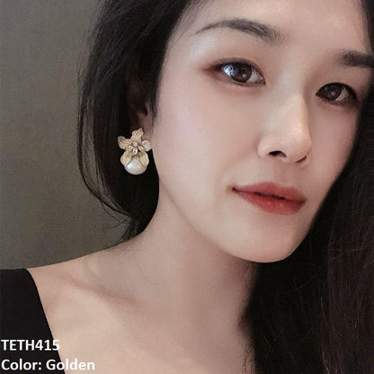 TETH415 DNG Flower Pearl Tops