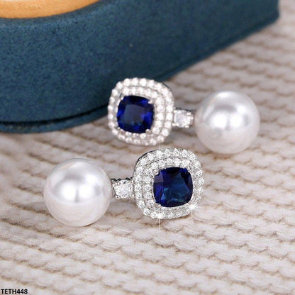 TETH448 CSH Pearl Round Tops Pair