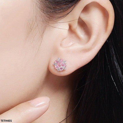 TETH455 BJF Flower Stud Tops