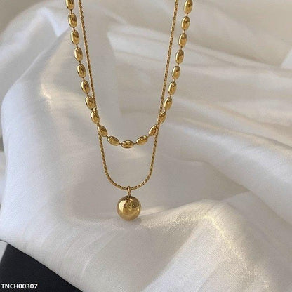 TNCH00307 DGF Stainless Steel Double Chain Ball Drop - TNCH