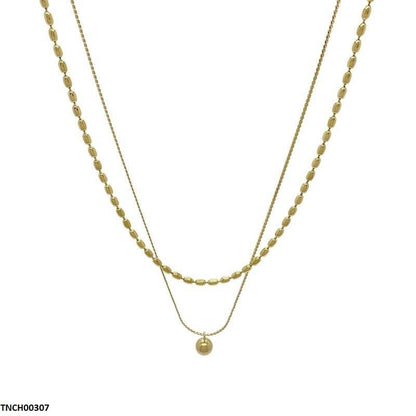 TNCH00307 DGF Stainless Steel Double Chain Ball Drop - TNCH