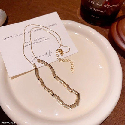 TNCH00314 HJF Staples Cube Necklace - TNCH