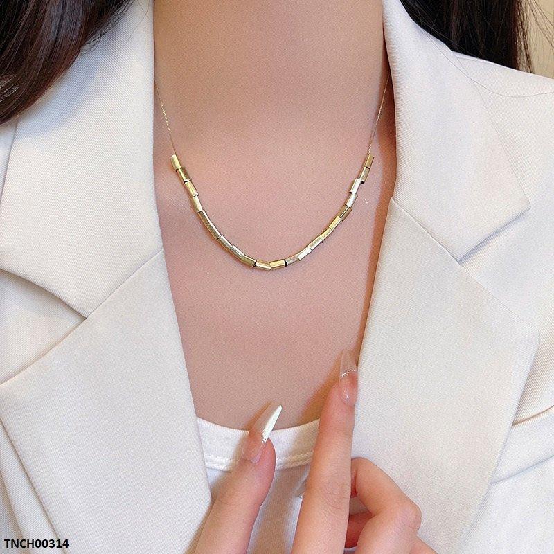 TNCH00314 HJF Staples Cube Necklace - TNCH