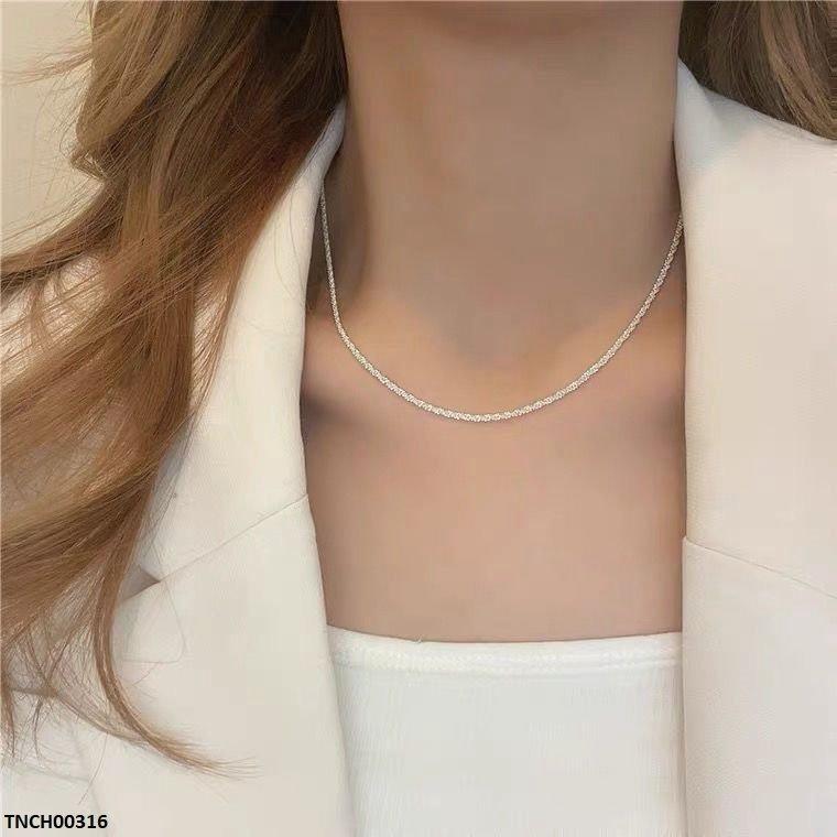 TNCH00316 WNS Sterling Silver Chain Necklace - TNCH