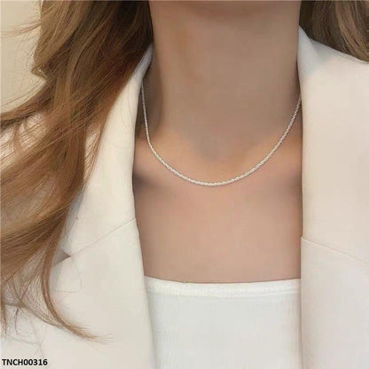 TNCH00316 WNS Sterling Silver Chain Necklace - TNCH