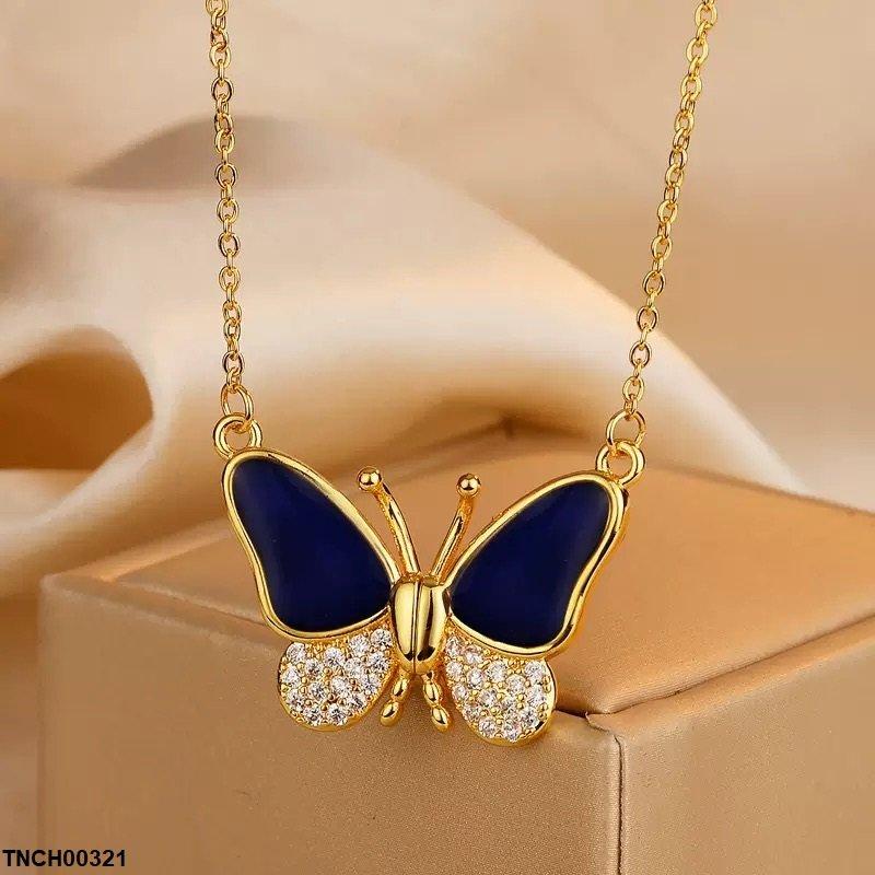 TNCH00321 ZFQ Butterfly Necklace - TNCH