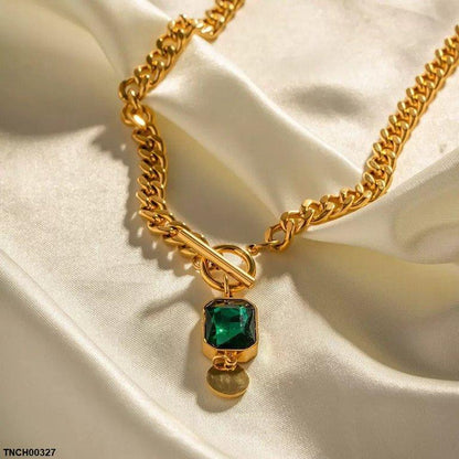 TNCH00327 YYE Round Drop Necklace - TNCH