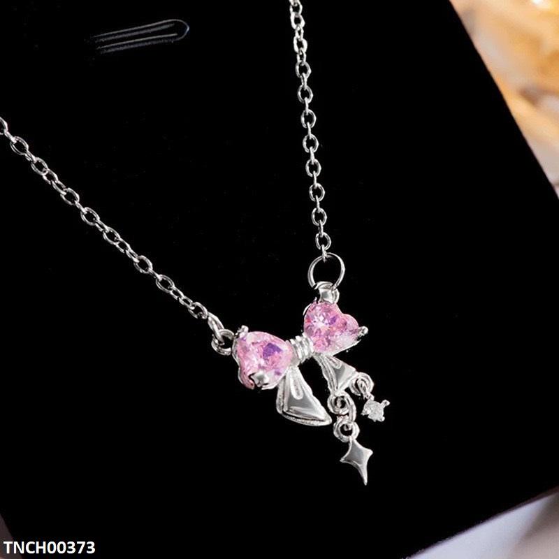TNCH00373 LSH Bow Heart Necklace - TNCH
