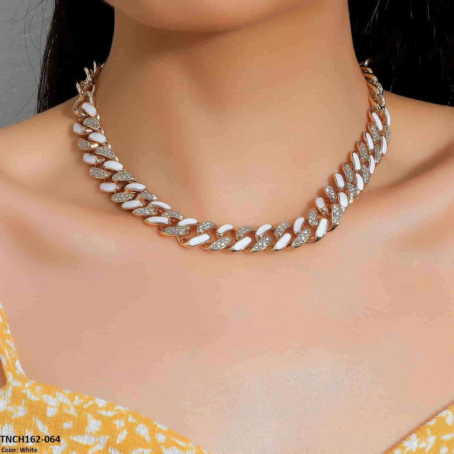 TNCH162 QWN Chain Necklace Adjustable