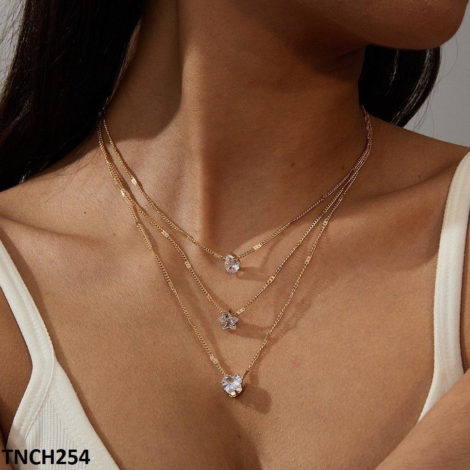 TNCH254 JEC Imp Tear/Heart/Star Necklace