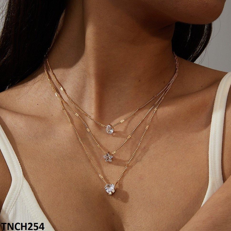 TNCH254 JEC Imp Tear/Heart/Star Necklace
