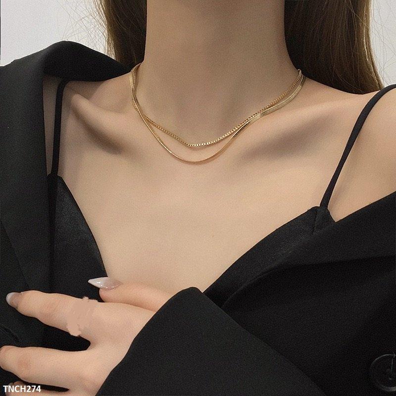 TNCH274 XST Double Chain Necklace
