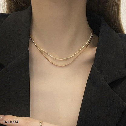 TNCH274 XST Double Chain Necklace