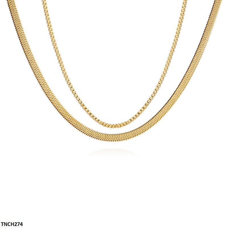 TNCH274 XST Double Chain Necklace