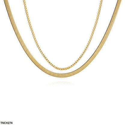 TNCH274 XST Double Chain Necklace