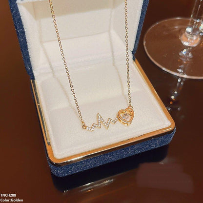 TNCH288 DDJ Heartbeat Necklace