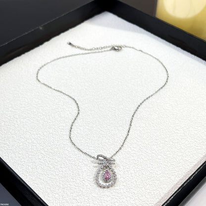 TNCH292 DDJ Double Tear Necklace