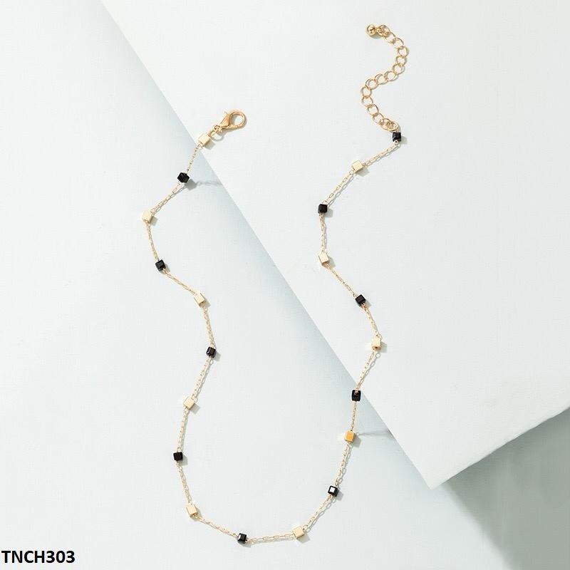 TNCH303-YYE TNCH303 YYE Square Plain Chain Necklace