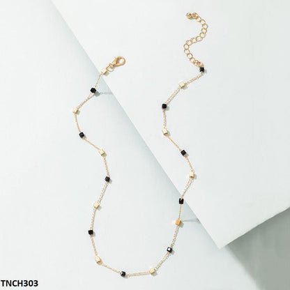 TNCH303-YYE TNCH303 YYE Square Plain Chain Necklace