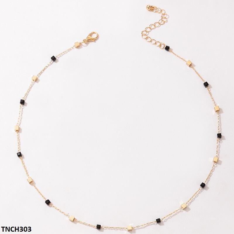 TNCH303-YYE TNCH303 YYE Square Plain Chain Necklace
