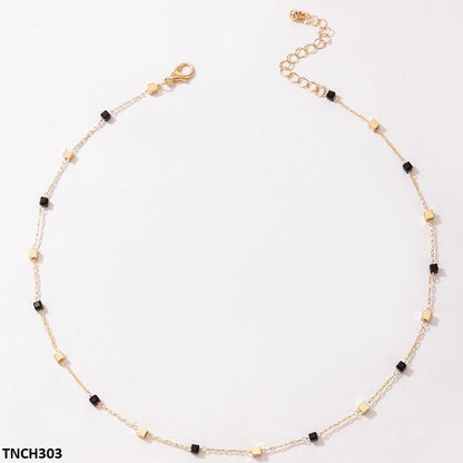 TNCH303-YYE TNCH303 YYE Square Plain Chain Necklace