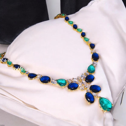 TNSH00104 GWH Oval Tear Necklace - TNSH