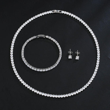TNSH00112 BYJ Round Necklace Set - TNSH