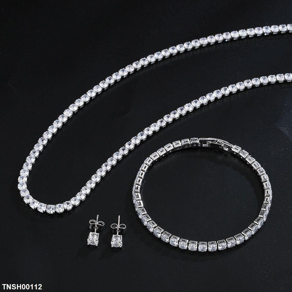 TNSH00112 BYJ Round Necklace Set - TNSH