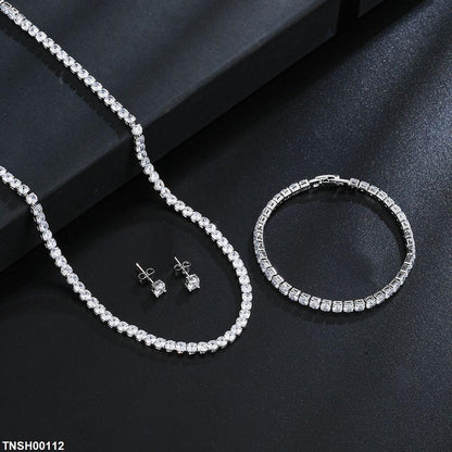 TNSH00112 BYJ Round Necklace Set - TNSH