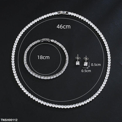 TNSH00112 BYJ Round Necklace Set - TNSH