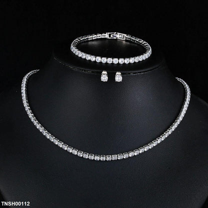TNSH00112 BYJ Round Necklace Set - TNSH