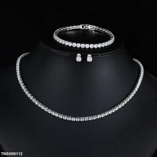 TNSH00112 BYJ Round Necklace Set - TNSH