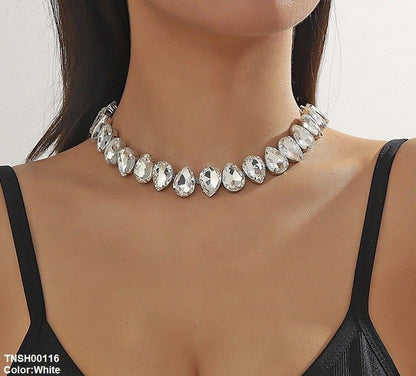 TNSH00116 YJJ Imp Tear Necklace Set - TNSH