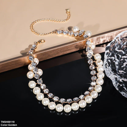 TNSH00119 YJJ Pearl Beats  Necklace - TNSH