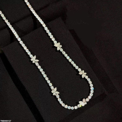 TNSH00127 GWH Butterfly ZIRCON Necklace  - TNSH