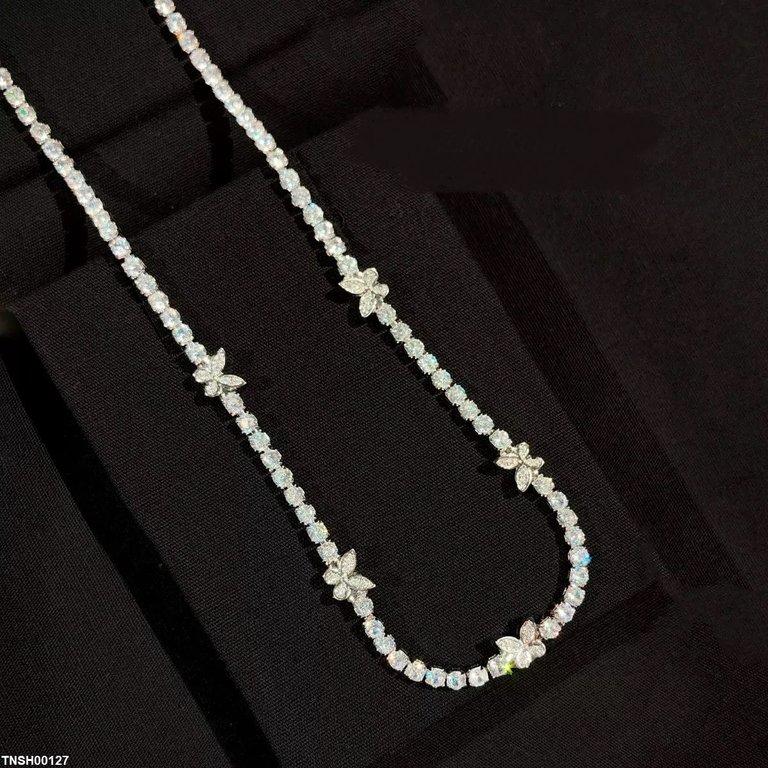 TNSH00127 GWH Butterfly ZIRCON Necklace  - TNSH