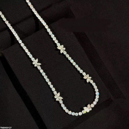TNSH00127 GWH Butterfly ZIRCON Necklace  - TNSH