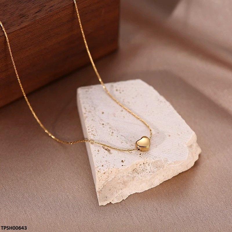 TPSH00643 DGF Stainless Steel Heart Pendent - TPSH