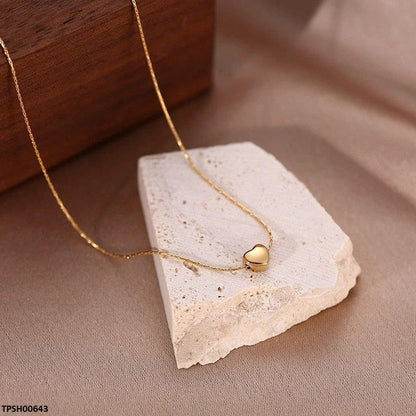 TPSH00643 DGF Stainless Steel Heart Pendent - TPSH