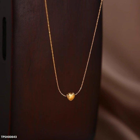 TPSH00643 DGF Stainless Steel Heart Pendent - TPSH