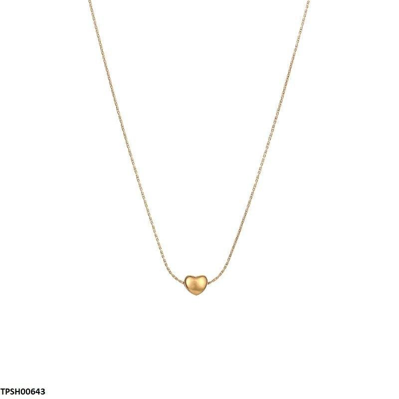 TPSH00643 DGF Stainless Steel Heart Pendent - TPSH