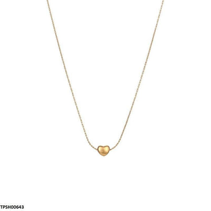 TPSH00643 DGF Stainless Steel Heart Pendent - TPSH