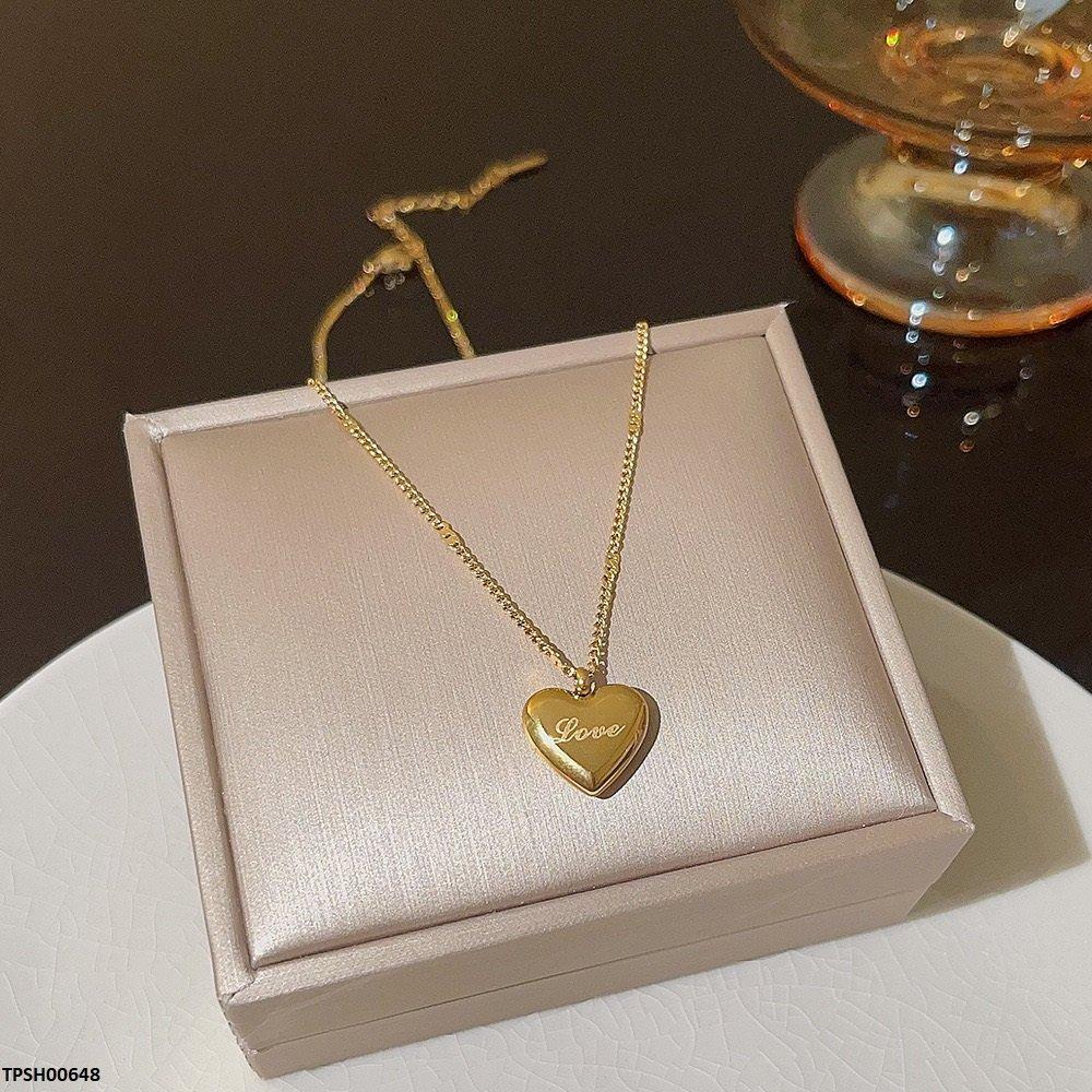 TPSH00648 DDJ Heart Love Pendent -TPSH