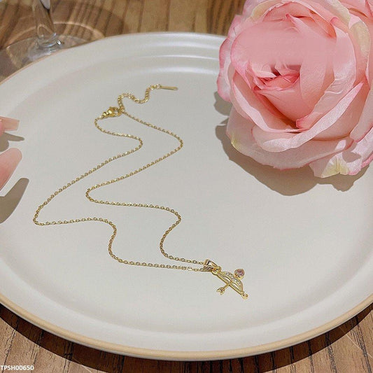 TPSH00650 DDJ Arrow Bow Pendent - TPSH